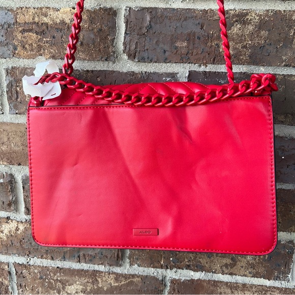 NEW Aldo Greenwald Crossbody Bag in Red, New w/o Tag Retail $100 - Picture 9 of 15